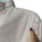 Vintage Nordstrom Baby Pink Light Windbreaker Ruffle Mock Neck Jacket size M / L Size M Photo 10