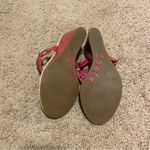 Coach Pink and Tan Wedge-heeled Sandals Photo 6