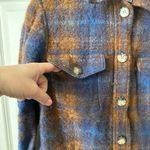 Wilfred  Free Women’s Ganna Utility Plaid Wool Shirt Jacket Size XS Photo 2