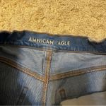 American Eagle COPY -  highest rise 90s boyfriend distressed jean shorts size 4 Photo 3