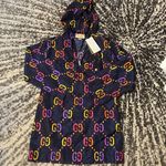 Gucci  Jumbo GG Squared Printed Anorak Jacket size 36 Photo 3
