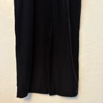 Robbie Bee Petite vintage 90s black velvet sleeveless maxi dress size 2 Photo 10