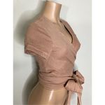 New. Johnathan Simkhai nude crop top. Small. Retails $328 Tan Photo 5