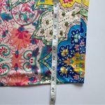 Etro Paisley Multicolor Silk Blouse Size 42/Medium NWOT Green Photo 5