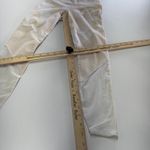 Fabletics Leggings Womens X Small White Orange Zone High Waisted 7/8 Powerhold Photo 8