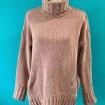 Aerie chunky knit turtleneck brown sweater in size xs Photo 0