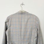 1. State [] Heather Grey Woodland Plaid One Button Blazer Jacket Work NWT Size 14 Photo 4