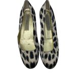Stella McCartney  Satin Leopard Print Wedges Size 36.5 6 Photo 1