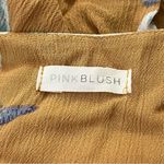 Pinkblush  Floral Kimono Cardigan Crochet Trim Mustard Combo M/L Photo 2