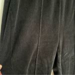 Aerie Black Velvet Corduroy Flare Wide Leg Pants Stretchy Pull On Comfy Small Photo 4