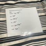 J.Crew  Jules Striped Shift Dress 100% Silk Lined Navy Blue & Cream Womens SZ 12 Photo 9