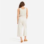 Everlane  Luxe Cotton Jumpsuit in Bone Cream Womens Size M Photo 1