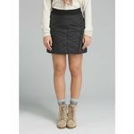 prAna Womens New M NWT  Diva Wrap Skirt Quilted Warm Sherpa Black Insulated Snaps Photo 2