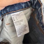 American Eagle Women’s Highest Rise Baggy Distressed Denim Jean Shorts Size 4 Photo 1
