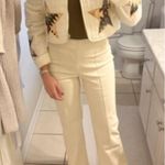 Free People Cream vegan leather pants Photo 0