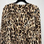 Chico's  Animal Print Womens Top Medium Stretch Feminine Chic Elegant Classic Photo 6