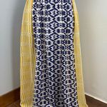 Anthropologie Funktional Silk Bent Stripes Asymmetrical High Low Skirt Medium Photo 5