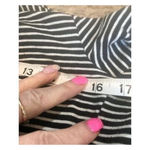 Women's Imaginary Voyage Black White Striped Blazer S Photo 7