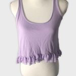 Lilac Frilly Crop Top Purple Size XS Photo 0