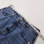 EXPRESS High Waisted Front Slit Maxi Denim Skirt Photo 4