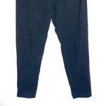 Victoria's Secret Victoria’s Secret Black Printed Fold Over Waist Capri Leggings Photo 4