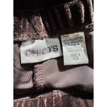 Black Velvet High Rise Pull On Wide Leg Pants Women’s Size XL Chicos 3 Photo 5