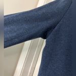 Banana Republic  Silk Blend Unstructured Knit Sweatshirt Blazer, Navy Blue Sz S Photo 4