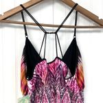 Currants Maxi Dress Womens Medium Stella Tie Dye Hippie Festival Beach Strappy Purple Photo 4