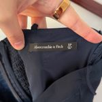 Abercrombie & Fitch ‎ Camille Women Size Small P Blue Satin Side Slit Midi Dress Photo 8