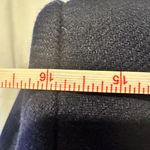 ZARA Double-Breasted Navy wool mid long Coat NWT Photo 12