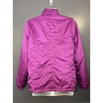 ZeroXposur Jacket Womens Purple Quilted Puffer Full Zip Fleece Lined Insulated Photo 3