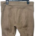 Spanx Faux Suede High Rise Leggings Camel Women’s Size PXL Shaping Pants Photo 5