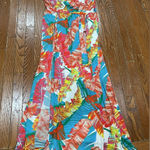 Fashion to figure  Multicolor Tropical Dress Photo 0