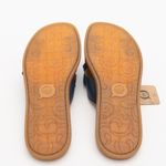 Born Azalea Leather Floral Sandal Blue Size 7 Photo 2