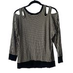 n:philanthropy  Cut Out‎ Black White Sweatshirt Shirt Photo 1