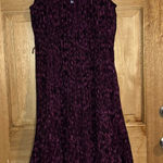 Studio I ‎ women’s Vibrant Purple Patterned Dress size 6 Photo 0