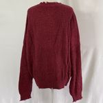 Pistola New Eve Distressed Crewneck Sweater Cherry Black Marl Size XL Photo 14