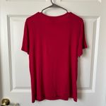 St. John  Red Graphic Print T-Shirt Size L Photo 1