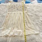 TFNC London Rubina Dress Womanâs Large Cream Beaded Floral Bodice Sleeveless Photo 15