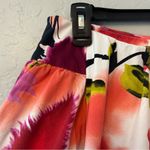 Worthington purple and pink watercolor floral A-line full skirt size 8 Photo 11