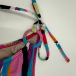 Farm Rio  Bikini Bottoms Size Extra Small String Tie NEW Beach Tropical Abstract Photo 5
