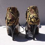 ZARA Snake Print Ankle Bootie Photo 5