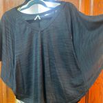 Black Dolman Sleeve Boxy Blouse L Size L Photo 3