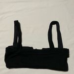 l*space L Pointelle Rib Lee Lee Bikini Top Black Size Small NWOT Photo 8