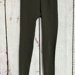 Lululemon Seamless Rib Panel High Rise Leggings - Green / Size 2 Photo 0