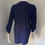 Lilly Pulitzer  Navy 3/4 sleeve cotton shirt Photo 5