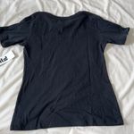 FILA T-Shirt graphic black & white V neck short sleeve size M Photo 4