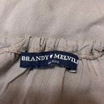 Brandy Melville Brown Tan Sleeveless Cami Camisole Smocked Waist Romper Size S Photo 2