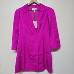Adelyn Rae Thalia Cape Blazer Mini Dress Hot Pink Sz Large NWT $158 NEW Barbie Photo 2