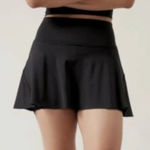 Athleta  Black Ace Tennis Skort 15.5" XS Tenniscore Preppy Athletic Athleisure Photo 0